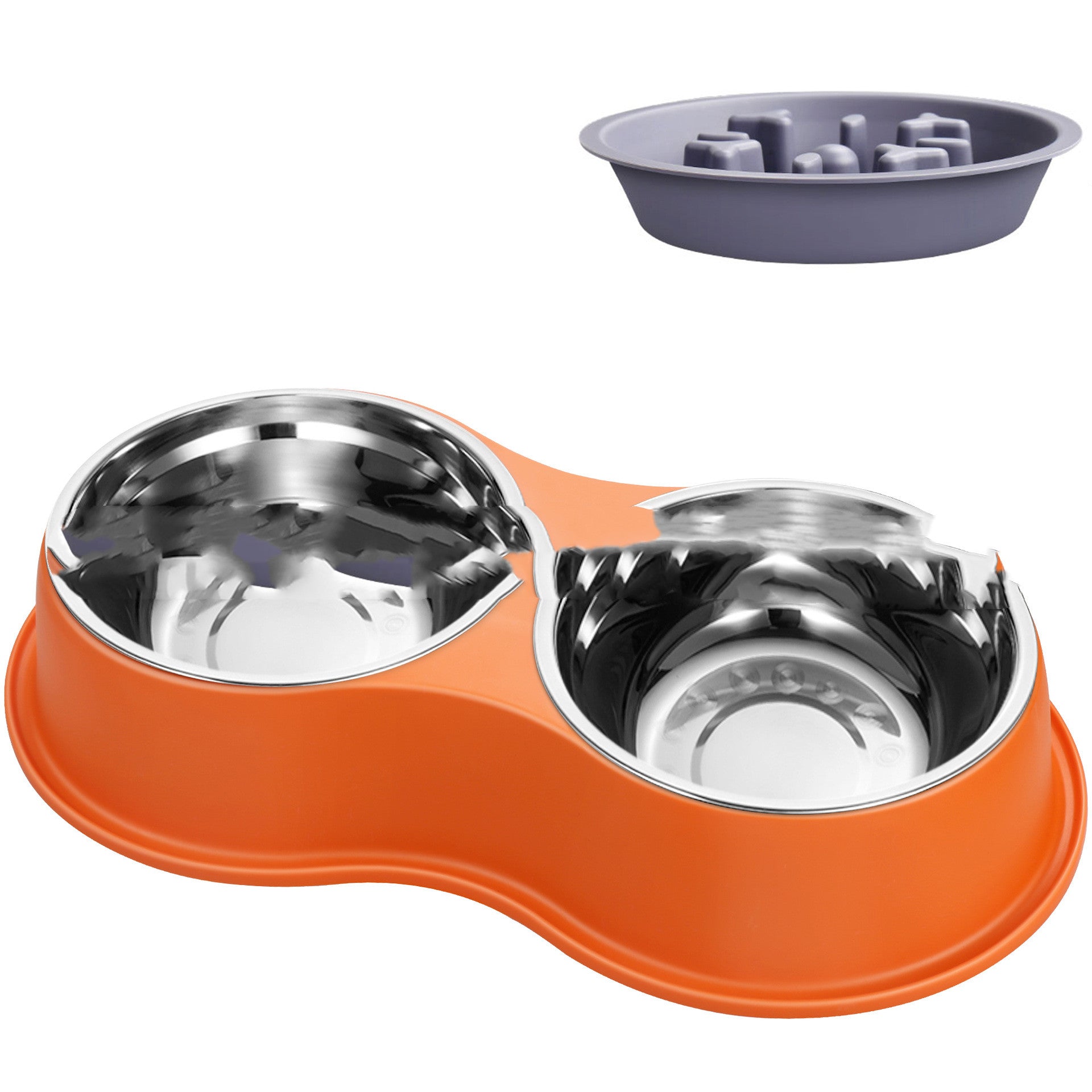 Pet Slow Feeding Bowl Removable Anti-Overflow Design