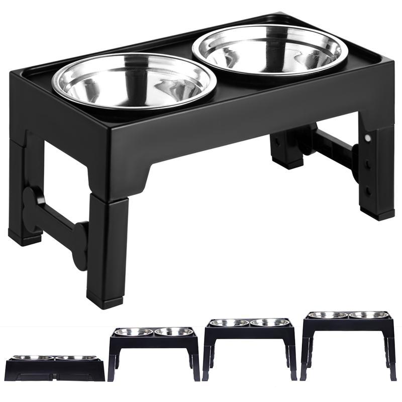 Pet Lifting Feeding Bowl Neck Protection Anti-Tumble Design