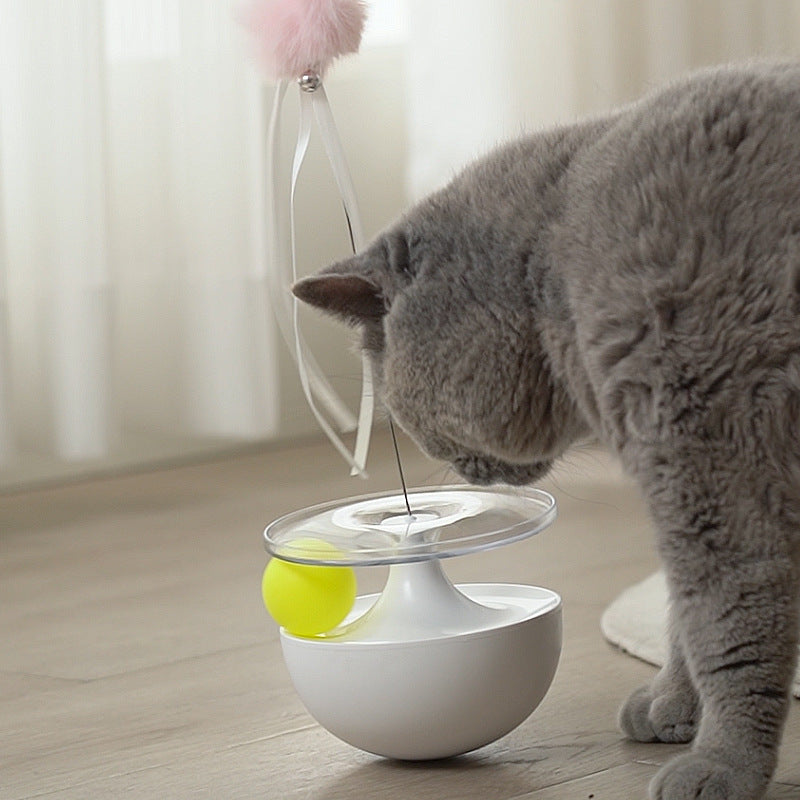 Self Standing Funny Tumbler Interactive Pet Toy