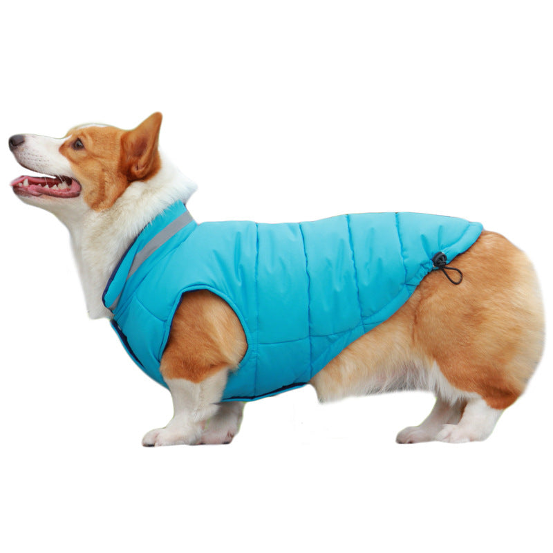 Thickened Waterproof Reflective Pet Jacket For Outdoor Use