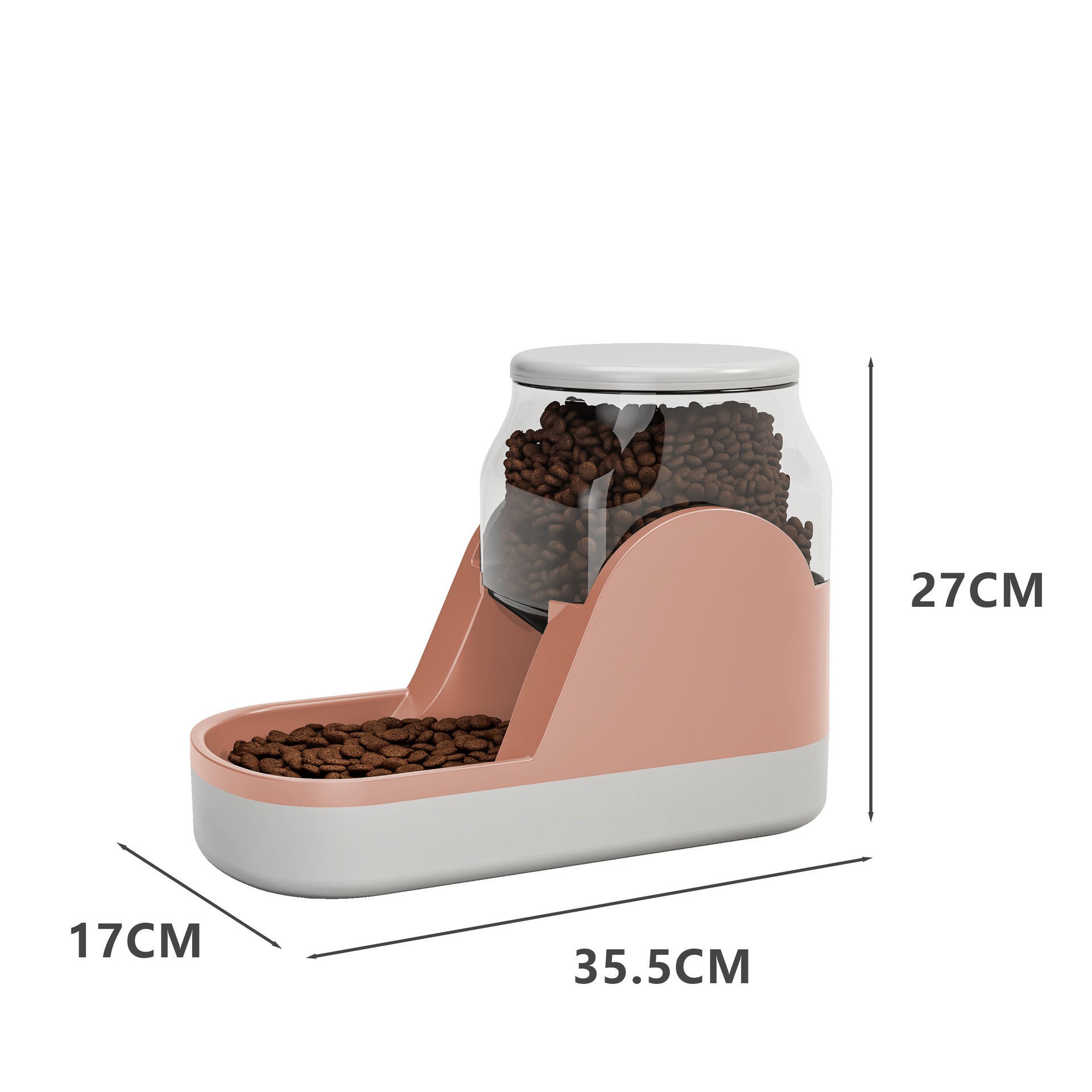 Pet Automatic Feeder Water Fountain Large Capacity Bowl