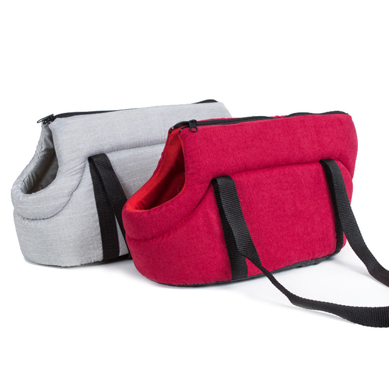 Portable Mesh Pet Carrier Bag For Travel And Transport
