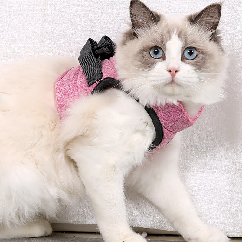 Breathable Lightweight Pet Chest Strap And Leash Set