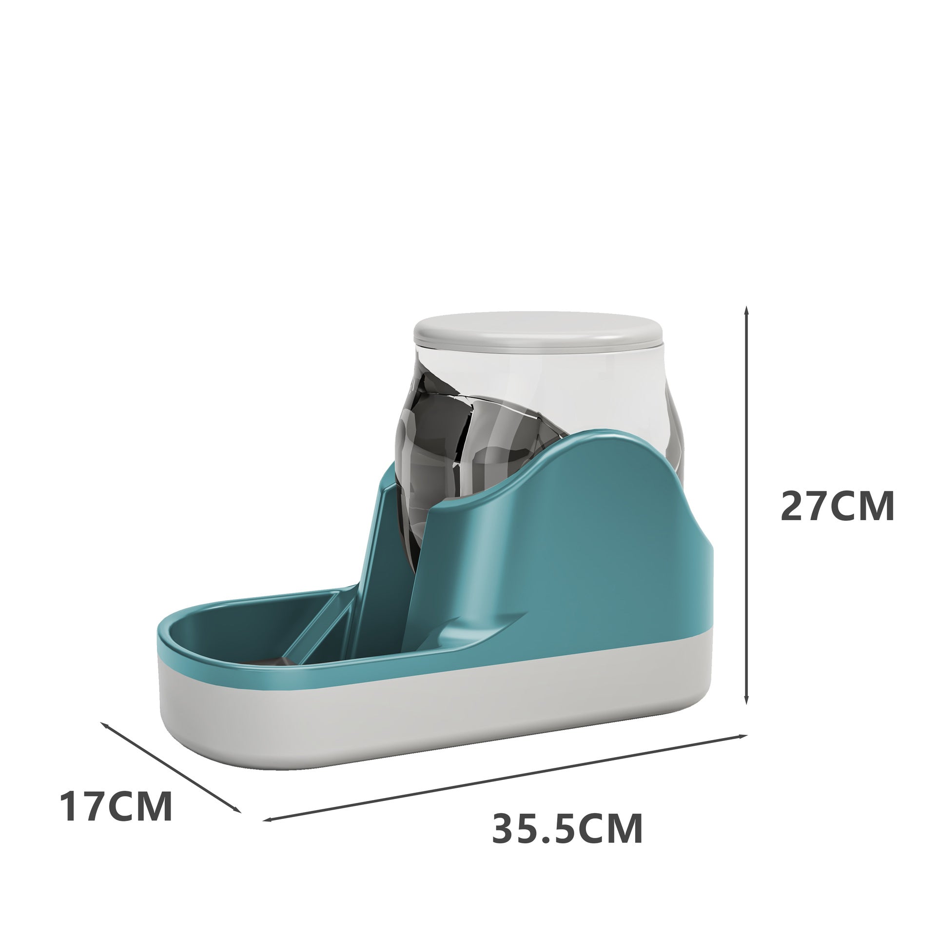 Pet Automatic Feeder Water Fountain Large Capacity Bowl