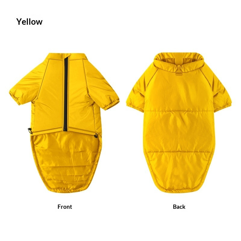 Pet Cotton Jacket Two Leg Warm Apparel