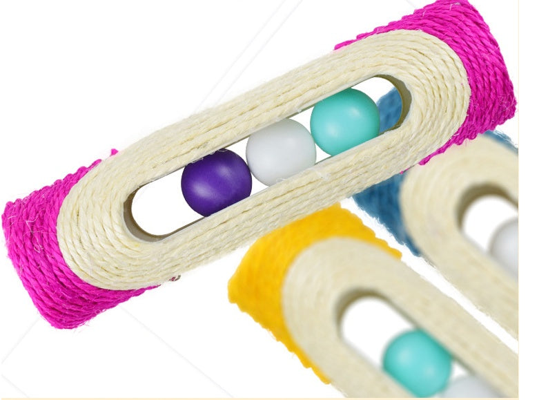 Three Tier Sisal Drum Interactive Pet Scratching Toy