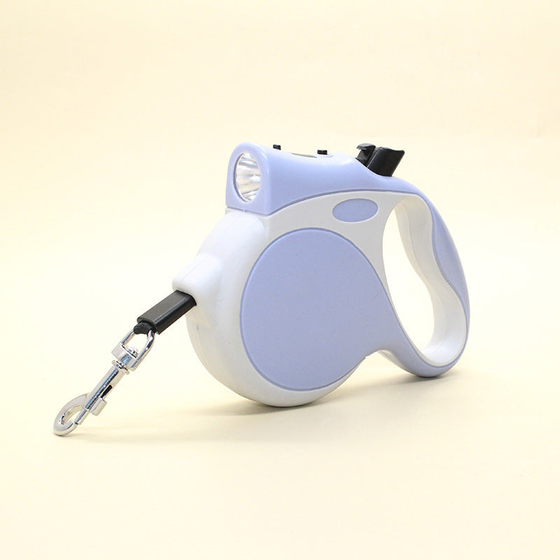 Retractable Pet Leash With Built In Light For Night Use