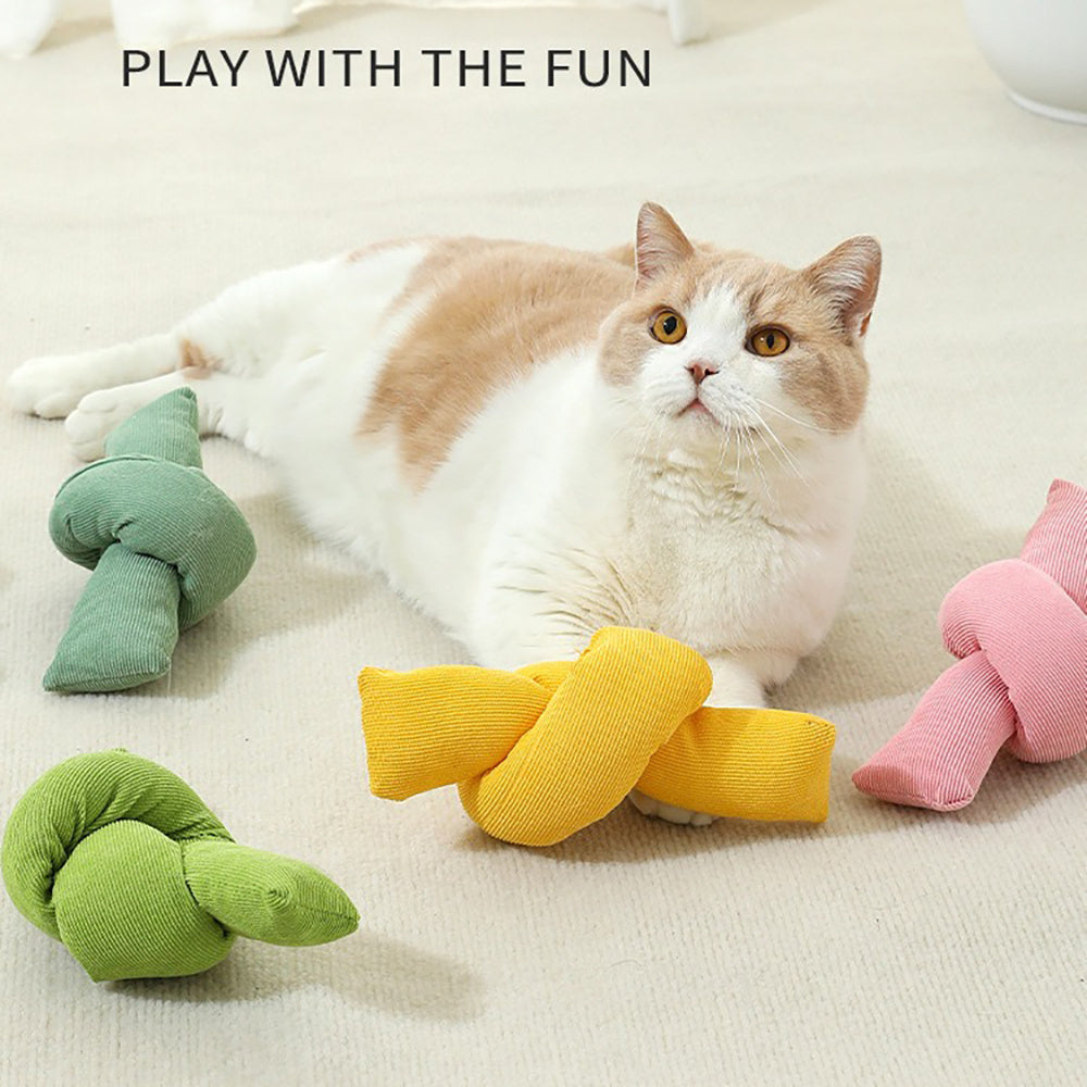 Knotted Cotton Tug Rope Interactive Pet Chew Toy