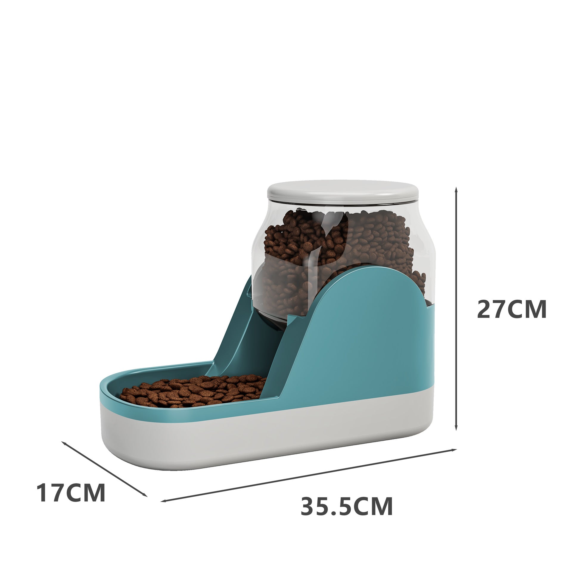 Pet Automatic Feeder Water Fountain Large Capacity Bowl