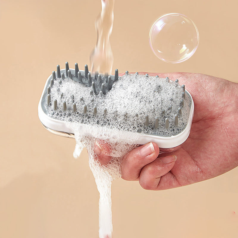 Pet Bath Silicone Massage Brush Foam Cleaning Tool
