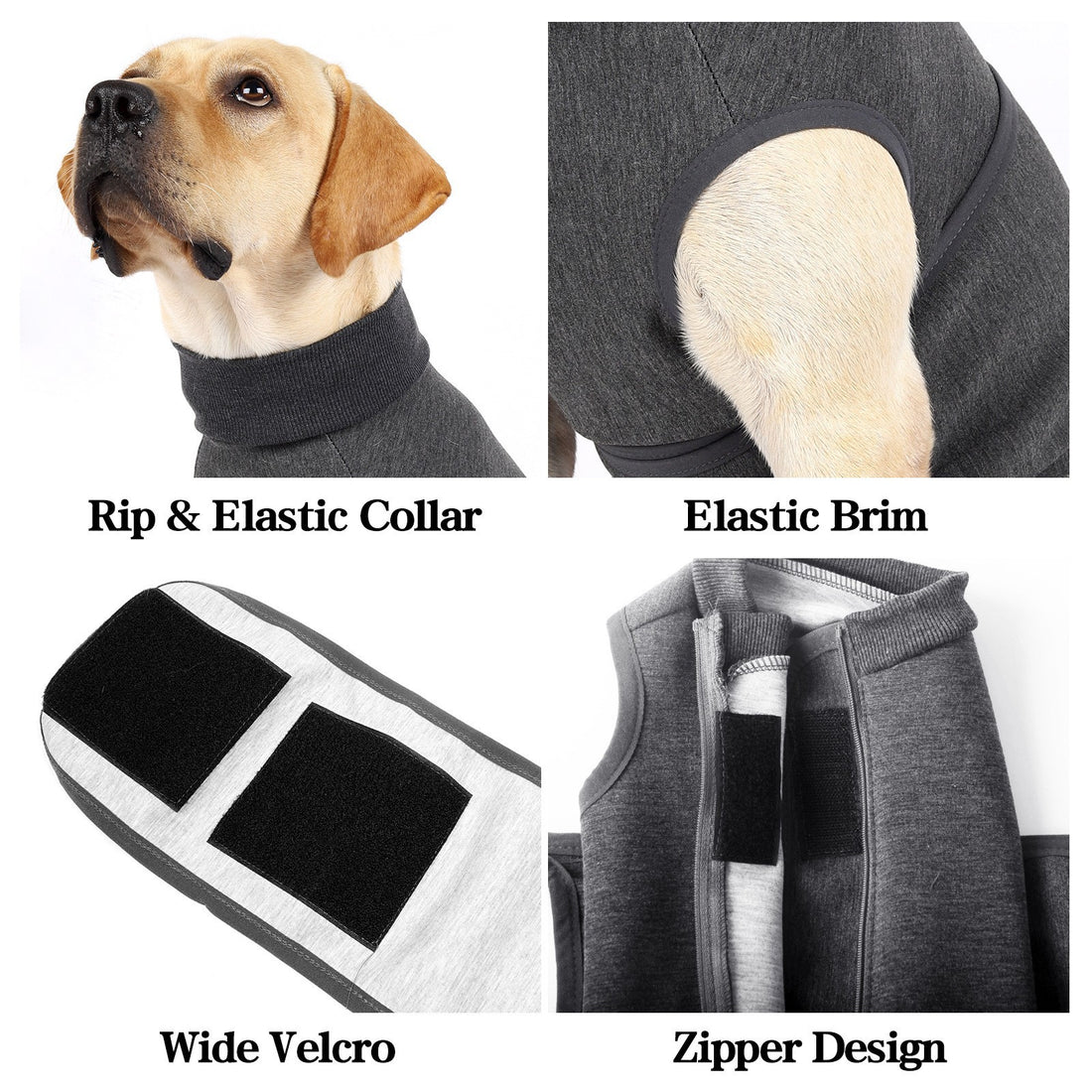 Pet Comfort Double Jacket Polyester Cotton Apparel