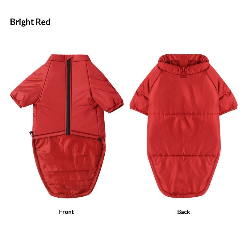 Pet Cotton Jacket Two Leg Warm Apparel