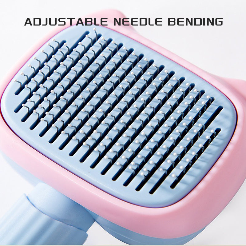 Pet Deshedding Grooming Brush For Loose Fur And Shedding Control