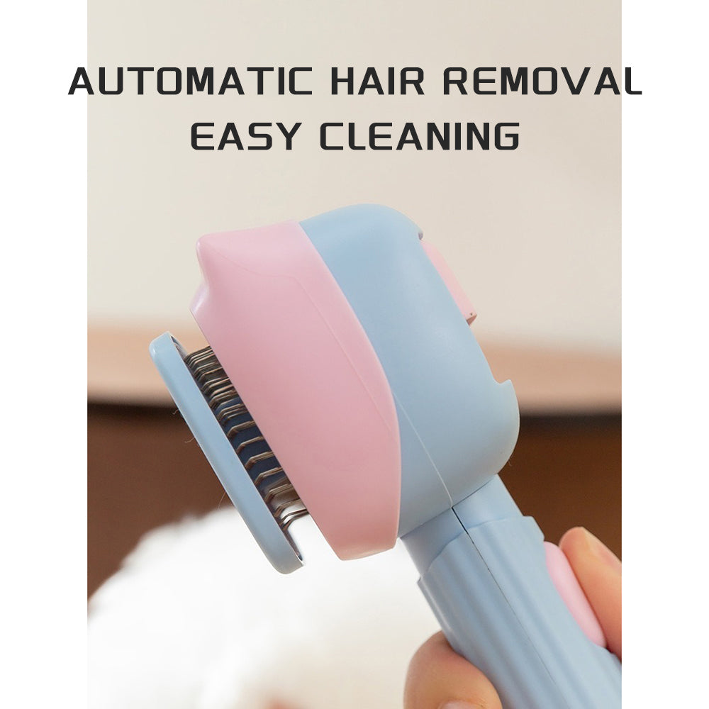 Pet Deshedding Grooming Brush For Loose Fur And Shedding Control