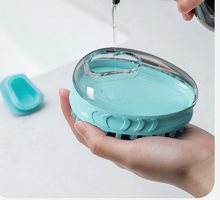 Pet Bath Massage Brush Grooming Rub Tool