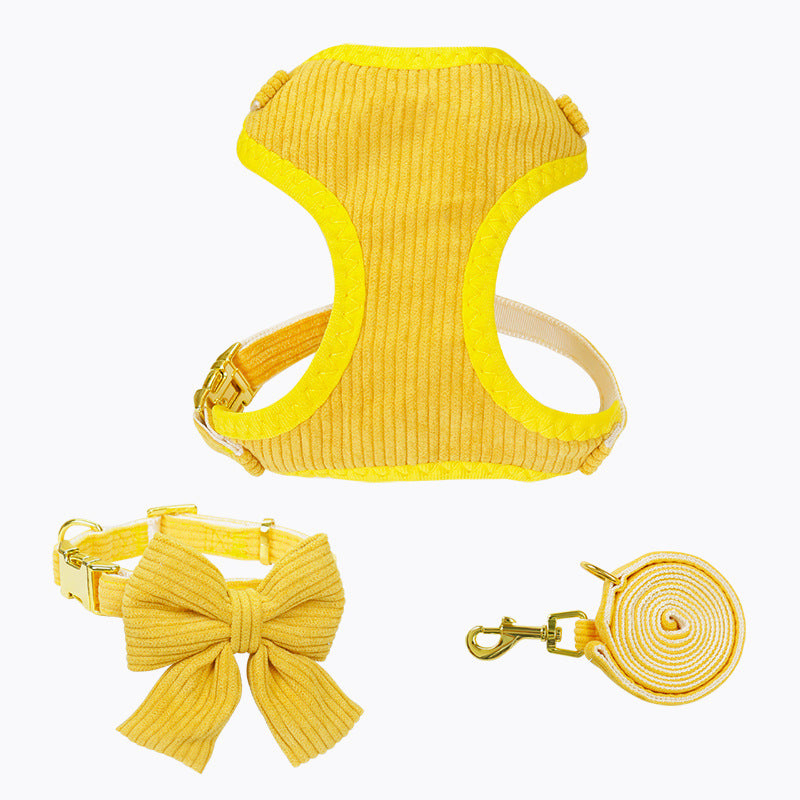 Adjustable Pet Leash And Harness For Outdoor Use