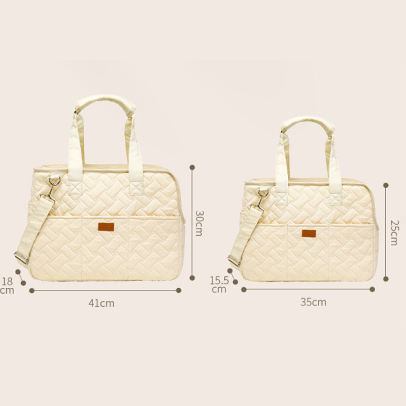 Breathable Pet Carrier Handbag With Pockets And Cushion Travel