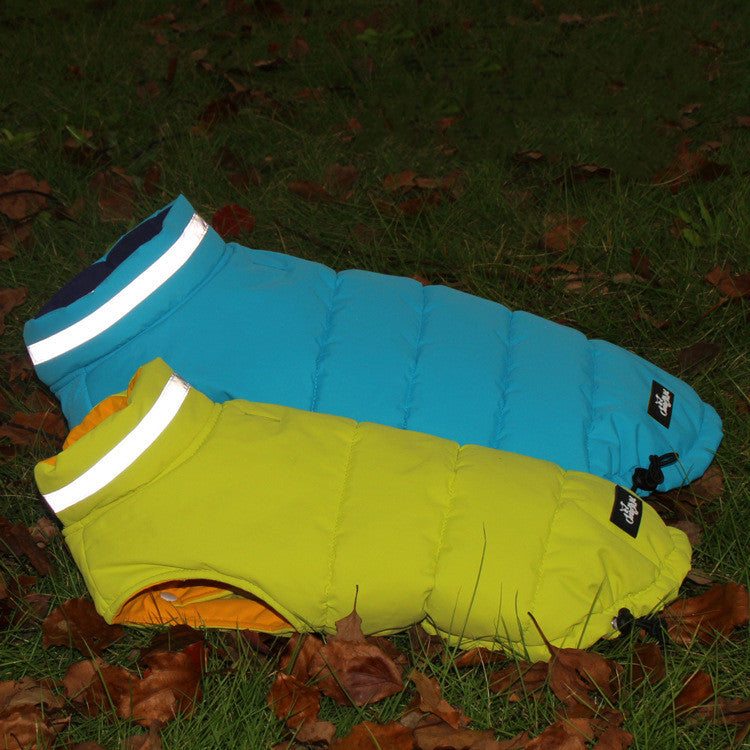Thickened Waterproof Reflective Pet Jacket For Outdoor Use