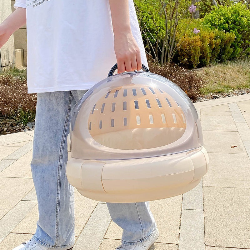 Space Capsule Pet Carrier With Panoramic View Cushion