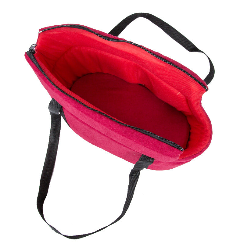 Portable Mesh Pet Carrier Bag For Travel And Transport