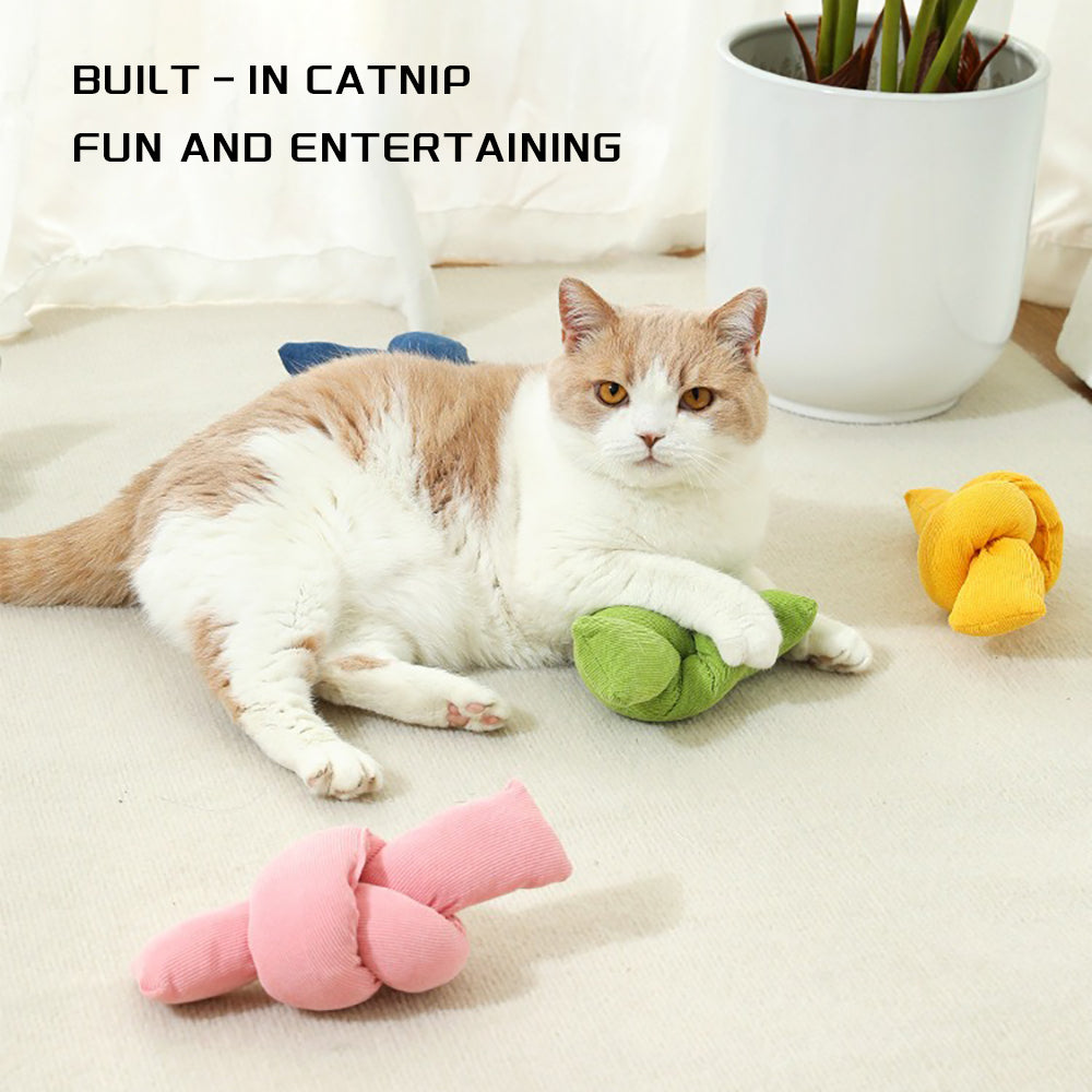 Knotted Cotton Tug Rope Interactive Pet Chew Toy
