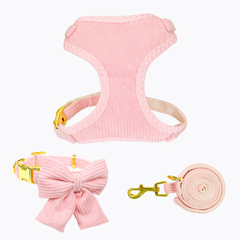 Adjustable Pet Leash And Harness For Outdoor Use