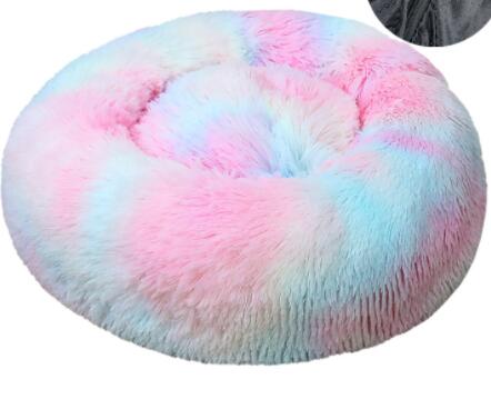 Pet Soft Thick Plush Round Sleeping Bed