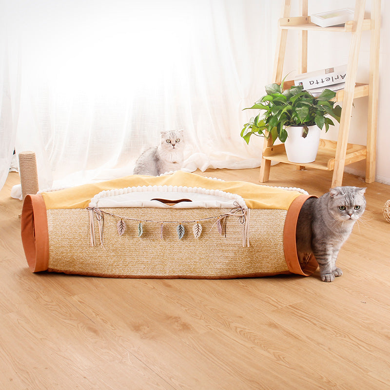 Interactive Tunnel Roll Play Pet Toy