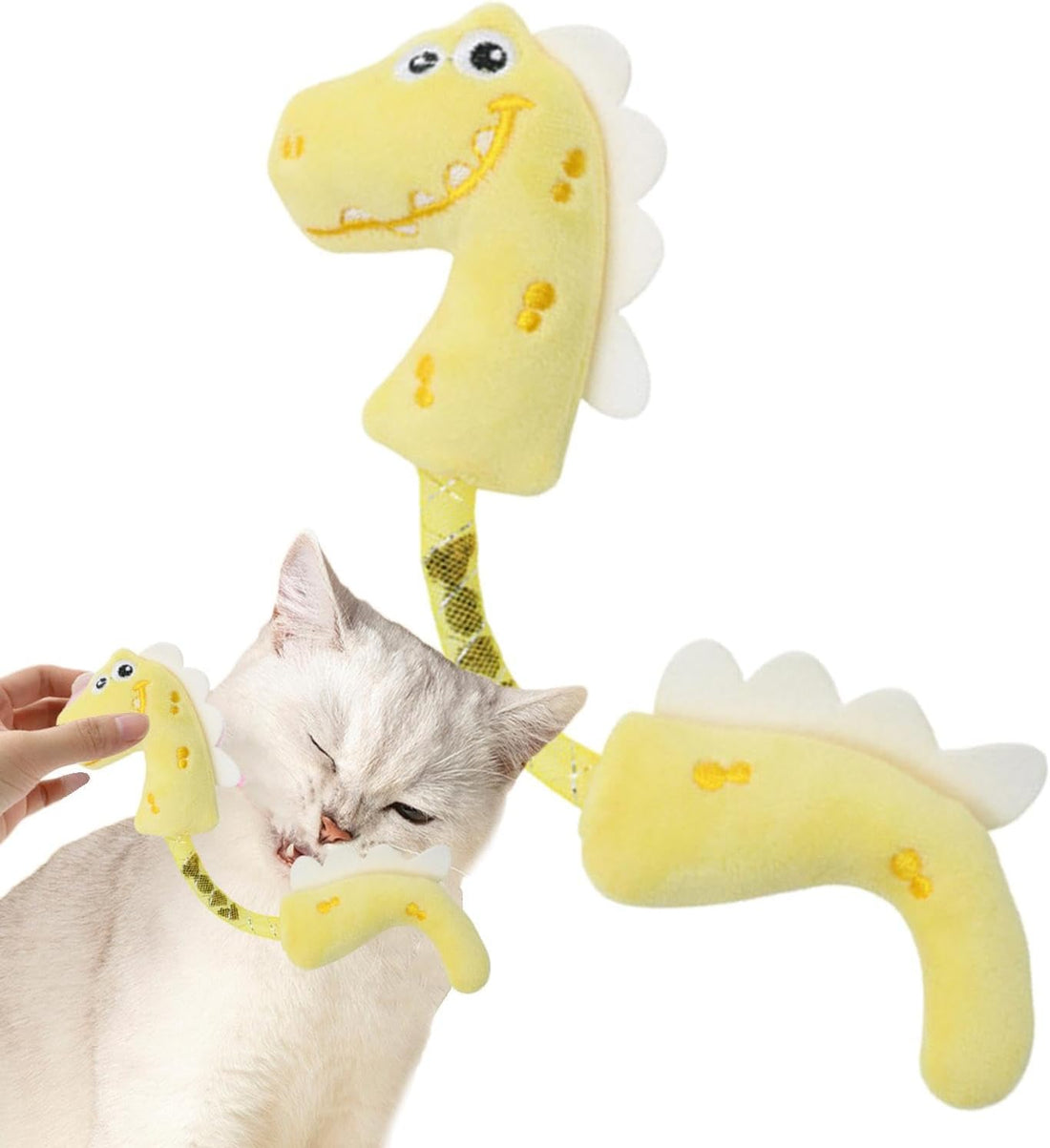 Catnip Rope Spring Chew Teeth Cleaning Interactive Pet Toy