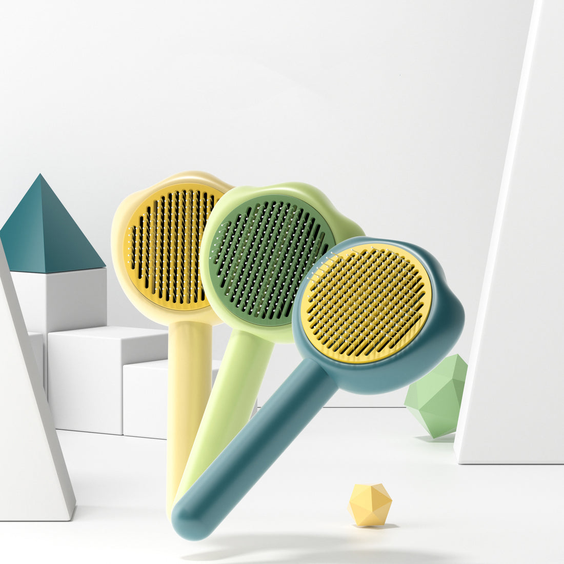 Self Cleaning Pet Grooming Comb For Fur Removal And Care